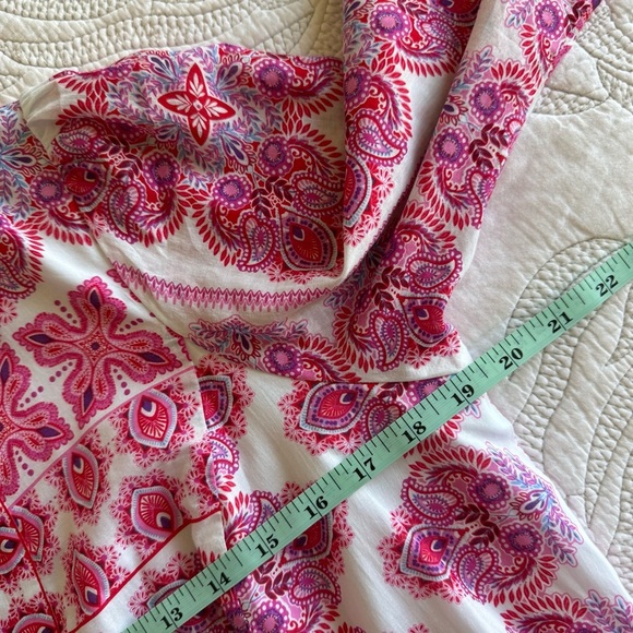 NWOT - Hale Bob - Leela Voile Maxi - Red - Picture 12 of 15